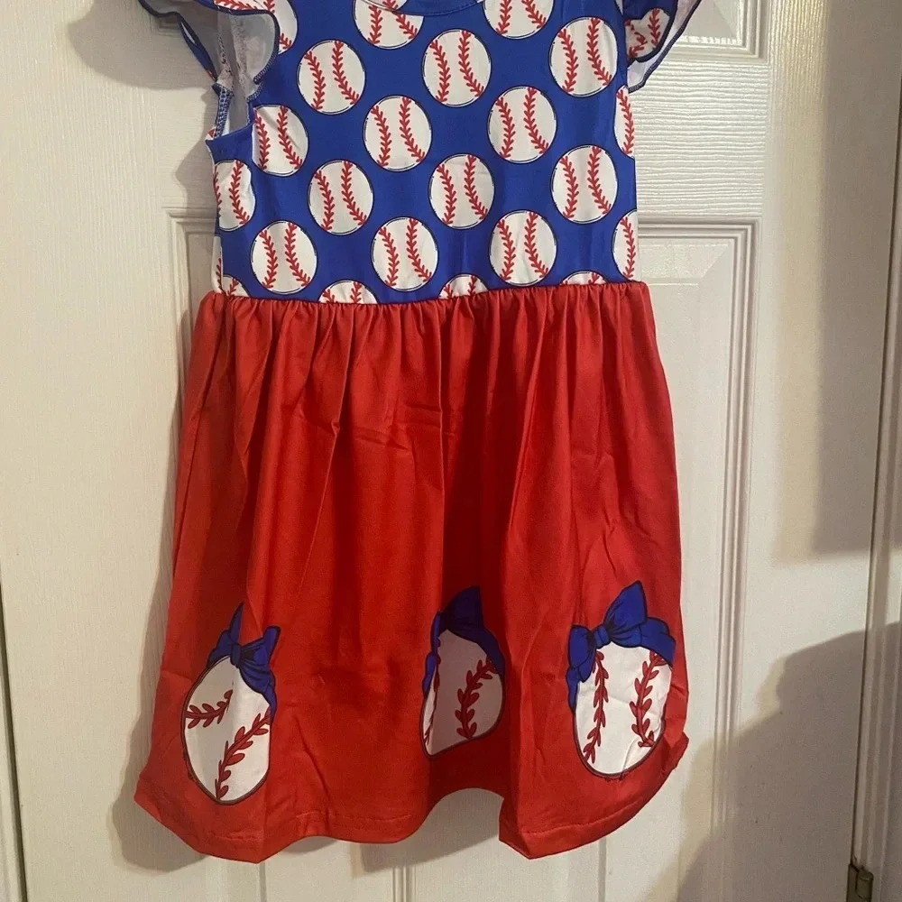 New Girl’s Baseball Dress